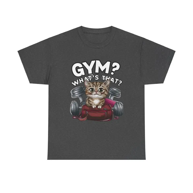 Gym What's That Cotton T-Shirt 6