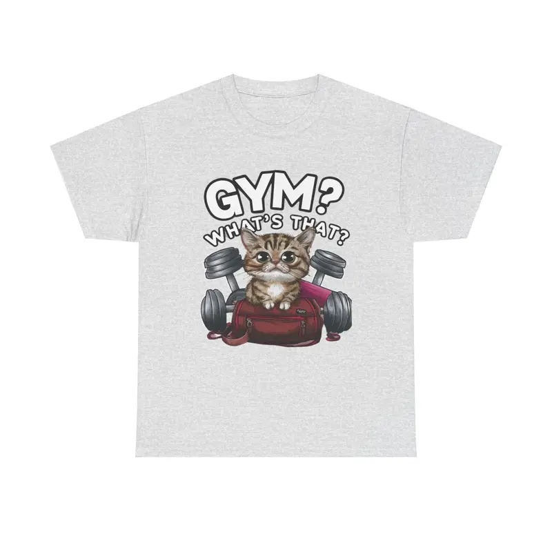 Gym What's That Cotton T-Shirt 7