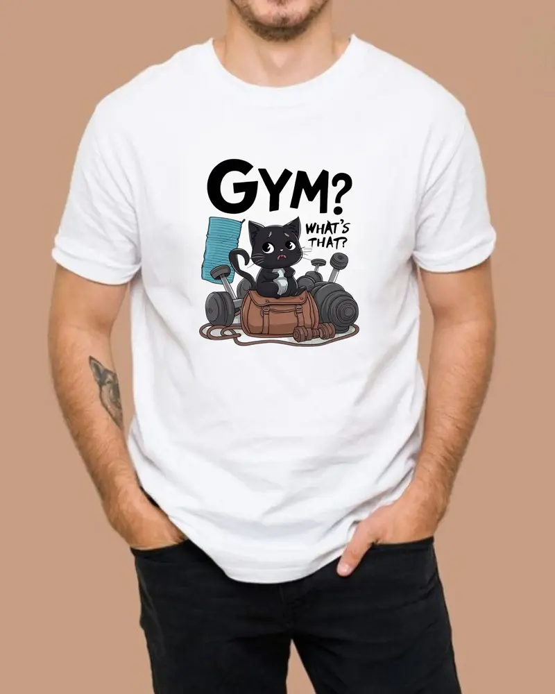 Gym What's That Cotton Tshirt 4