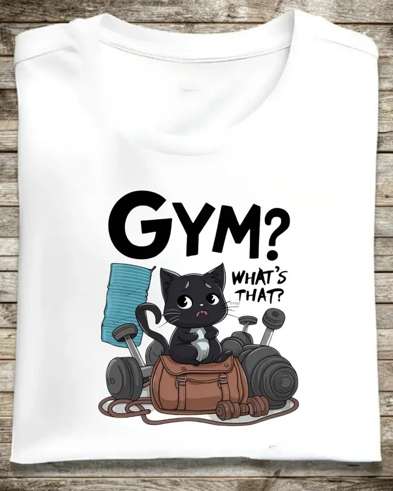 Gym What's That Gym Cotton T-Shirt 1