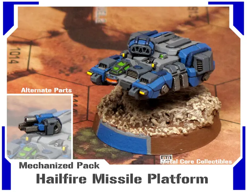 Hailfire Missile Platform- Mechanized Pack 1