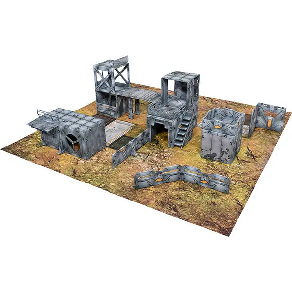 Halo: Flashpoint- Deluxe Buildable 3D Modular Terrain Set 1