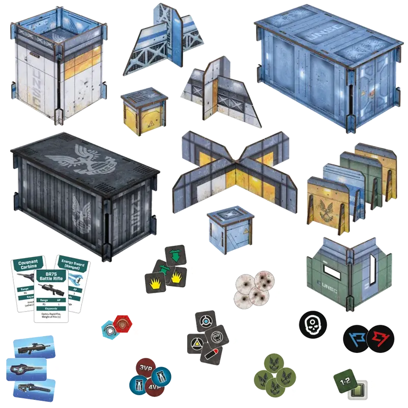 Halo: Flashpoint Unsc Base Terrain Set 1