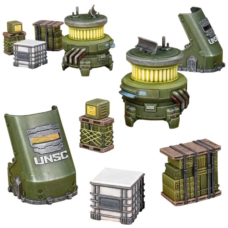 Halo: Flashpoint- Unsc Scenery Set 1