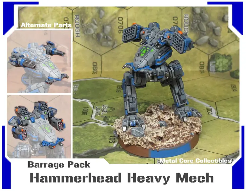 Hammerhead Heavy Mech- Barrage 1
