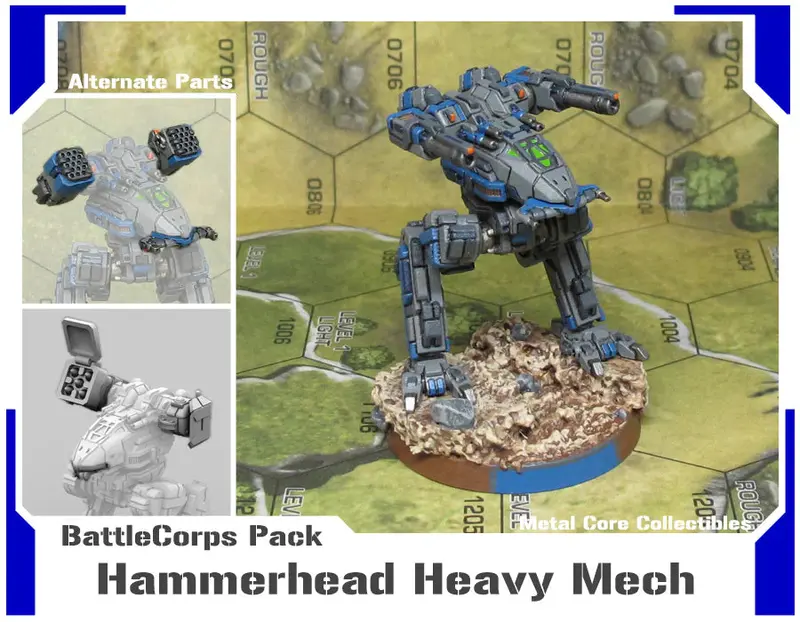 Hammerhead Heavy Mech- Battlecorps 1