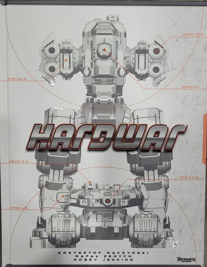 Hardwar Rulebook- Limited Edition White Hardback 1