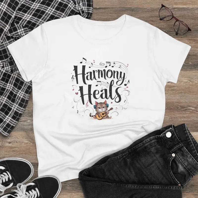 Harmony Heal Cotton Womens Tshirt 2