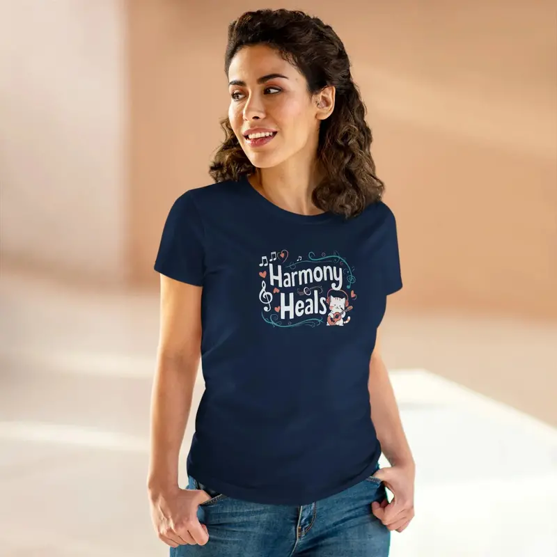 Harmony Heal Cotton Womens Tshirts 13
