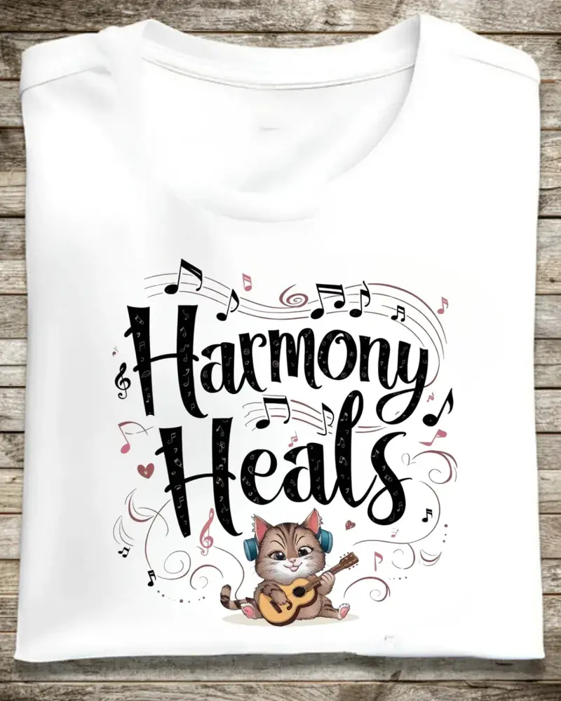 Harmony Heal Unisex Cotton T-Shirt 1