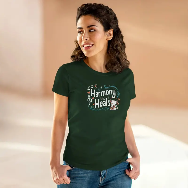 Harmony Heal Women Cotton Tshirt 15