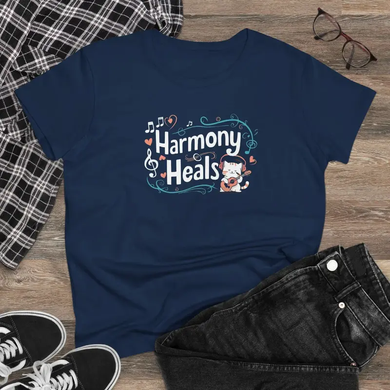 Harmony Heal Women Cotton Tshirt 2
