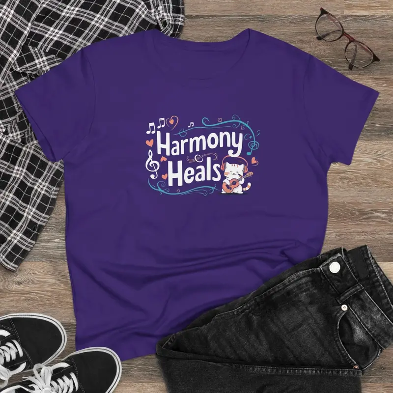 Harmony Heal Women Cotton Tshirt 5