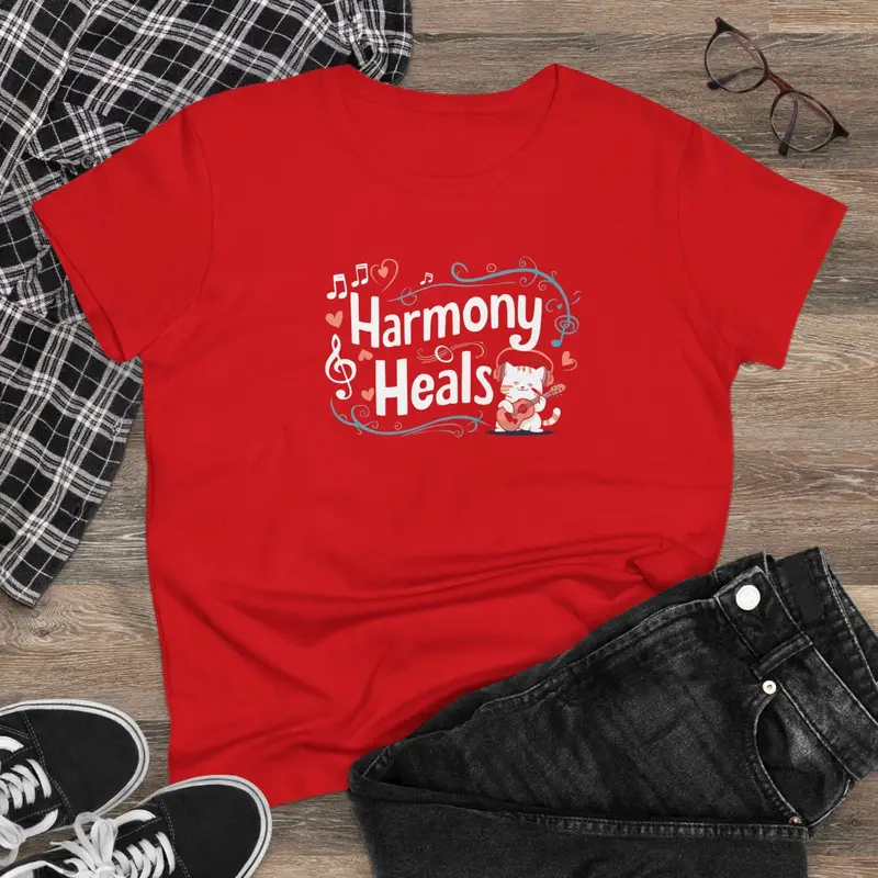 Harmony Heal Women Cotton Tshirt 7