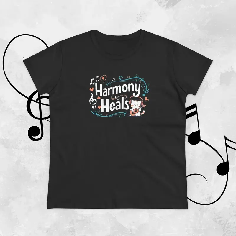 Harmony Heal Women Cotton Tshirt 8