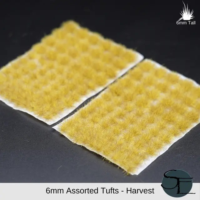 Harvest- 6Mm Self-Adhesive Grass Tufts 1