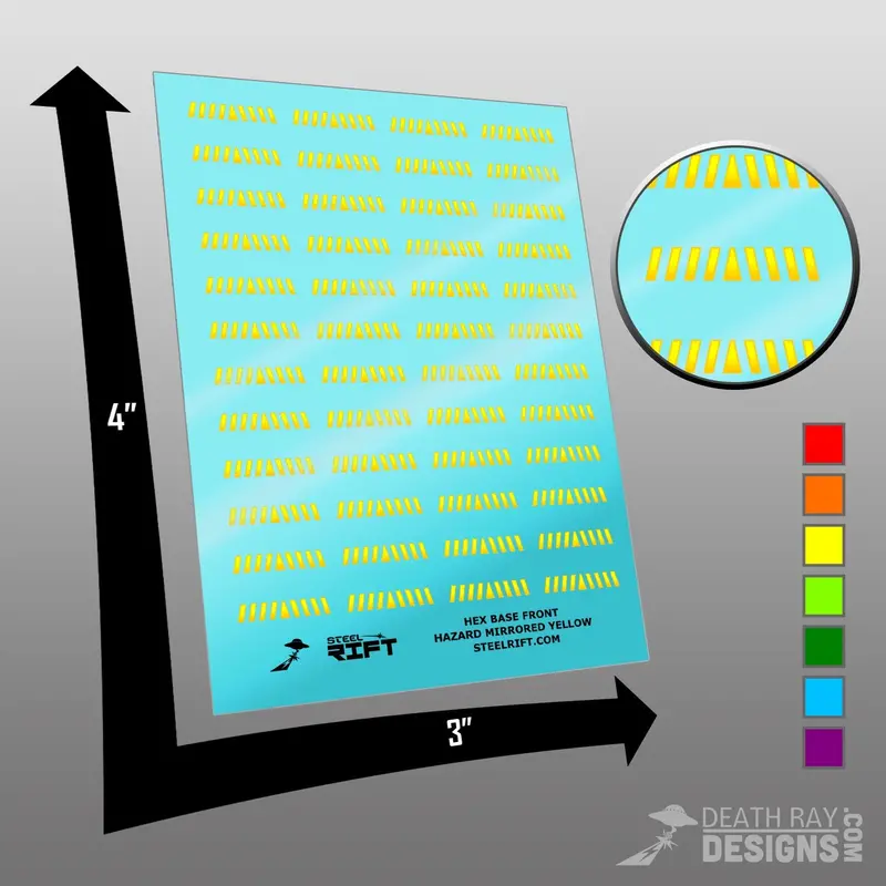 Hazard Stripe Mirrored – Base Front 1