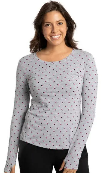 Healing Hands (W) Mackenzie Geo L/S Knit Tee 1