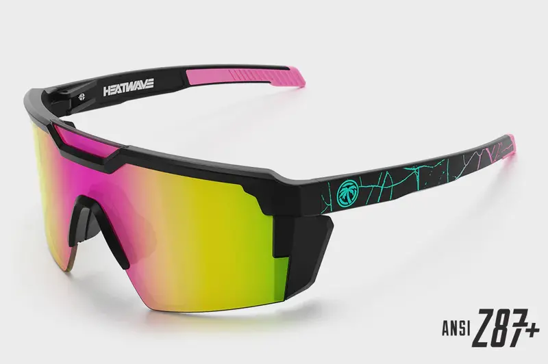Heat Wave Future Tech Sunglasses: Shreddy Crack Customs Z87+ 1