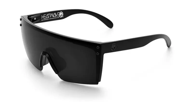Heat Wave Lazer Face Sunglasses: Black Frame/Black Lens Z87+ 1