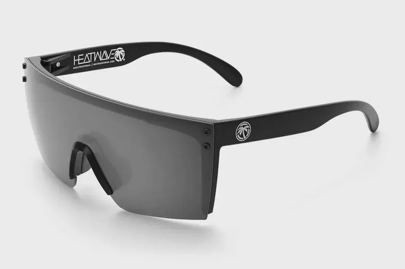 Heat Wave Lazer Face Sunglasses: Silver Z87 Polarized 1