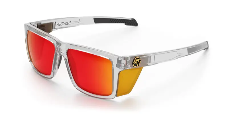 Heat Wave Performance Vise Sunglasses: Vapor Clear Frame Sunblast Lens Z87+ 1