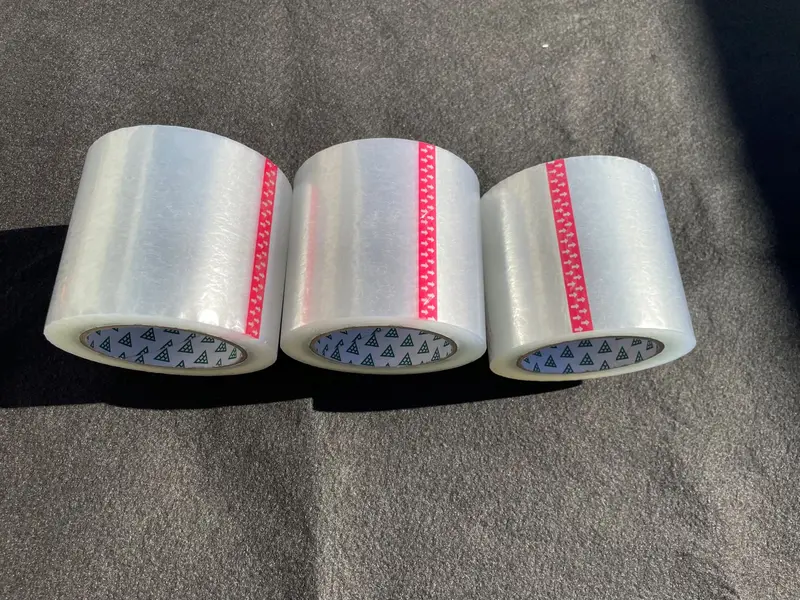 Heavy Duty 4" Wide Clear Packing Tape Rolls (110 Yards) - 2.6 Mil 11