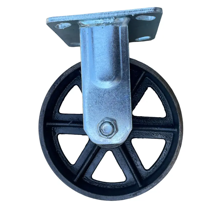 Heavy Duty Industrial Rigid Casters - 6” X2” 1