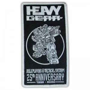 Heavy Gear 25Th Anniversary Glow In The Dark Thread Patch 1