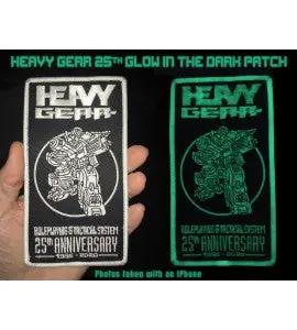 Heavy Gear 25Th Anniversary Glow In The Dark Thread Patch 2