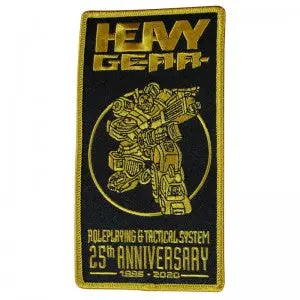 Heavy Gear 25Th Anniversary Gold Thread Patch 1