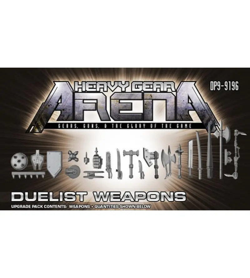 Heavy Gear Arena - Duelist Weapons Upgrade Pack 1