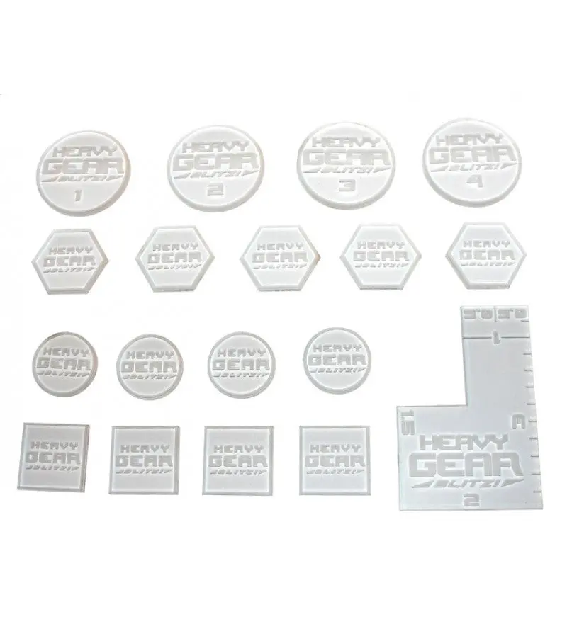 Heavy Gear Blitz Generic Commander Tokens Pack 1