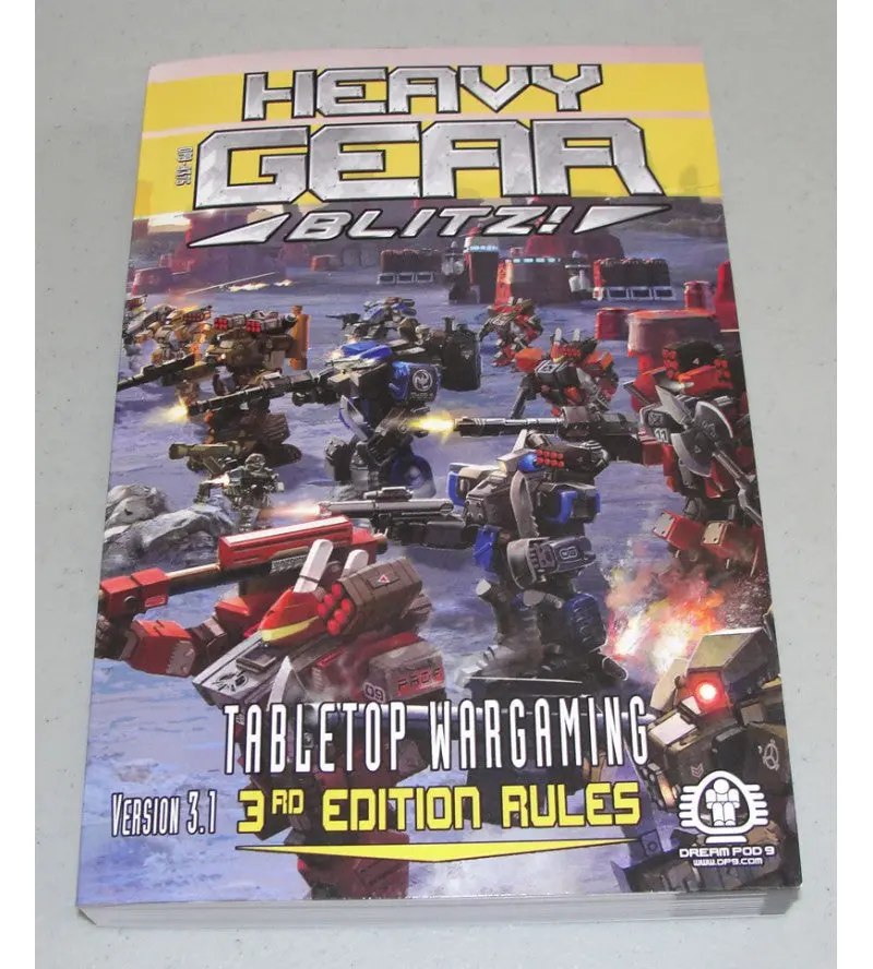 Heavy Gear Blitz! Tabletop Wargaming - 3Rd Edition Rules - Version 3.1 - Small Format 1