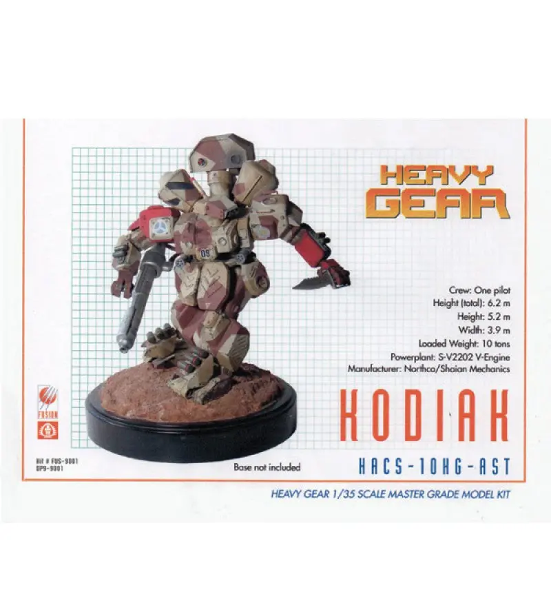 Heavy Gear Kodiak Master Grade Kit 1