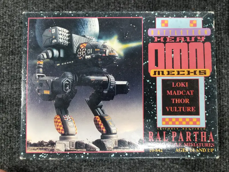 Heavy Omni Mechs Box- Empty Box #10-842 1