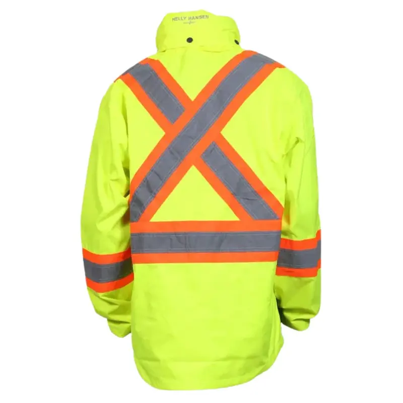 Helly Hansen Alta Hi Vis Csa Men's Waterproof Shell Jacket 71088 - Yellow 2
