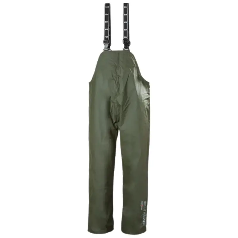 Helly Hansen Men's Mandal Waterproof Work Bib 70529 - Green 1