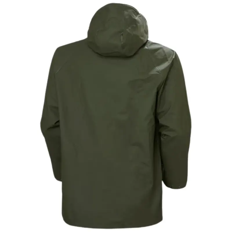 Helly Hansen Men's Mandal Waterproof Work Rain Jacket 70129 - Green 3