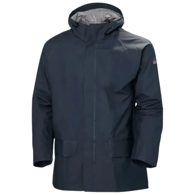 Helly Hansen Men's Mandal Waterproof Work Rain Jacket 70129 - Navy 1