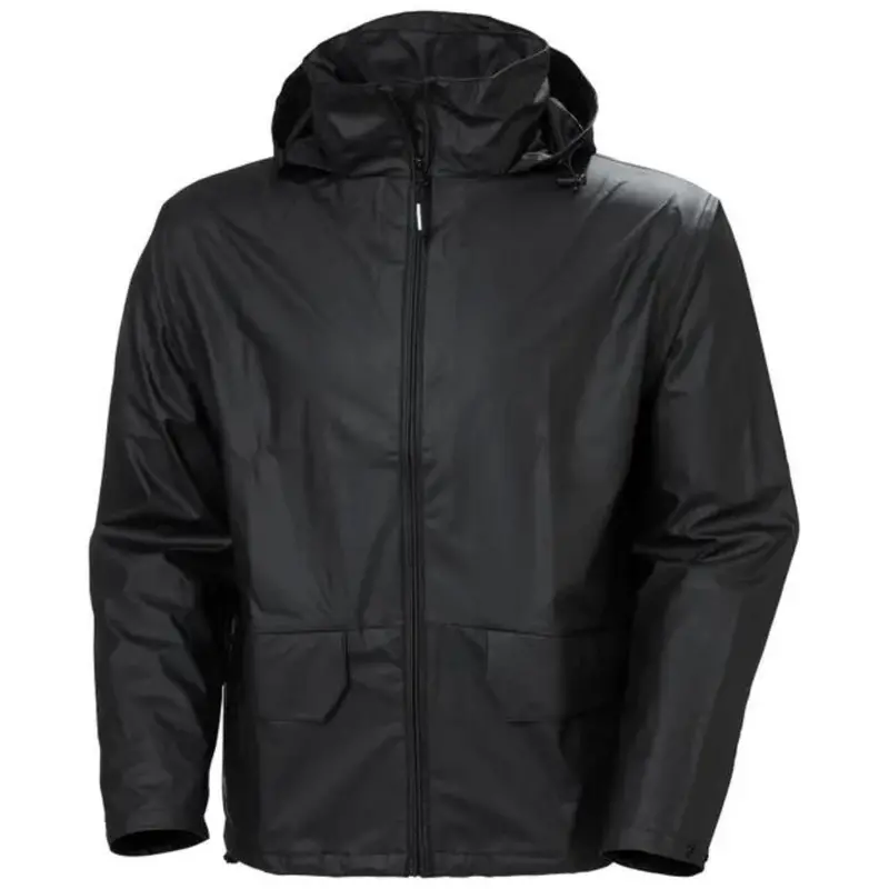 Helly Hansen Men's Voss Waterproof Work Rain Jacket 70180 - Black 1