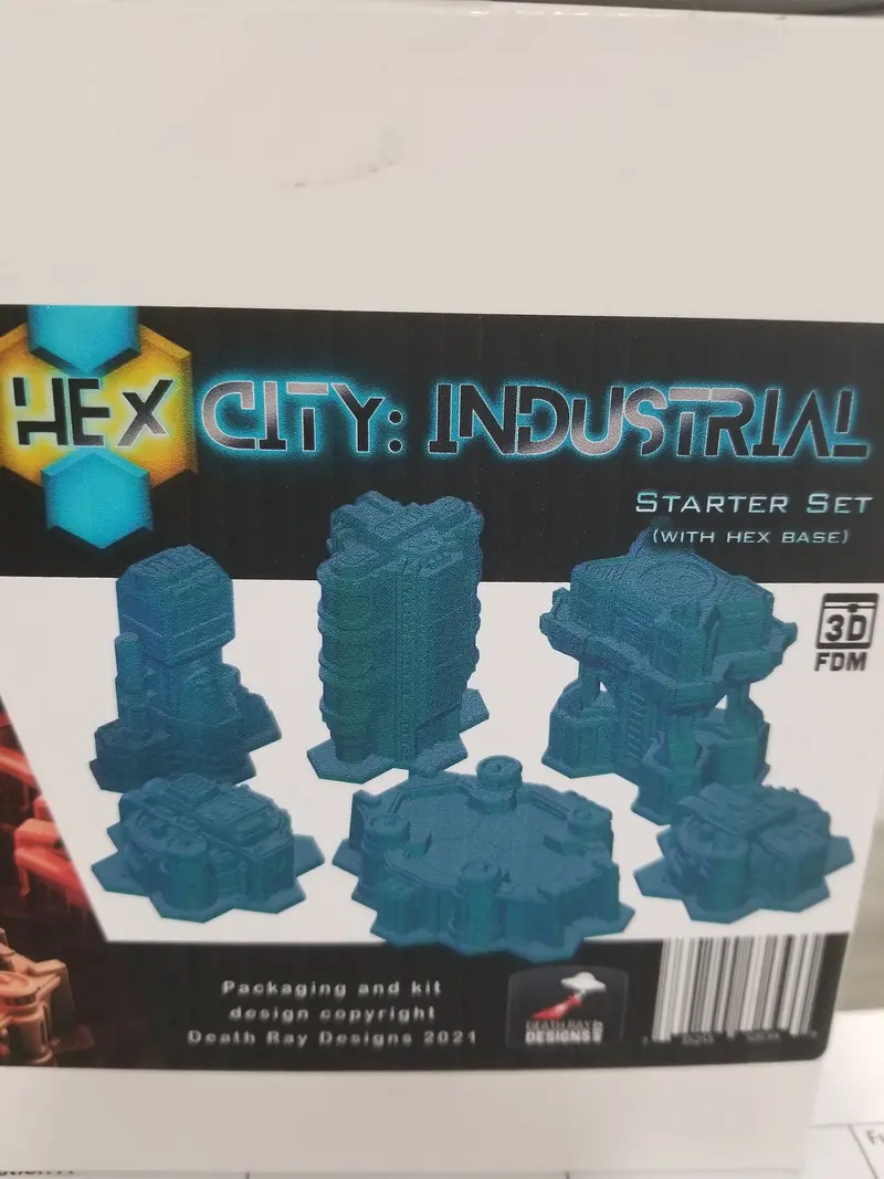 Hex City: Industrial Starter Set (With Hex Base) 2