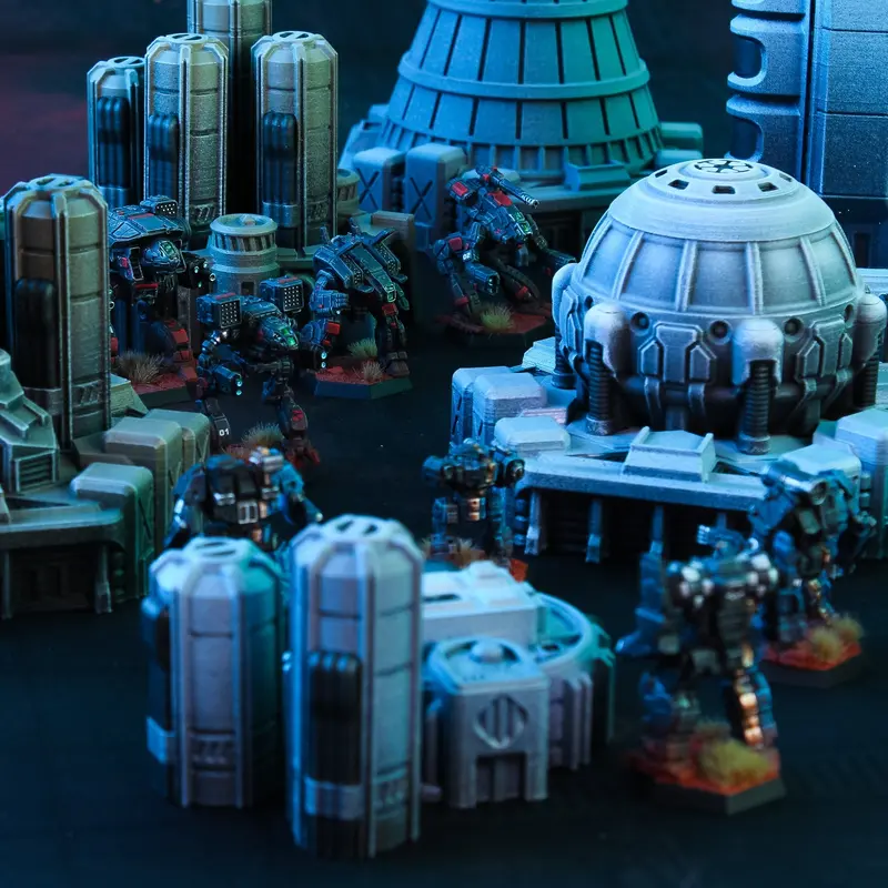 Hex City: Industrial Tank Farm (Hex Base) 2