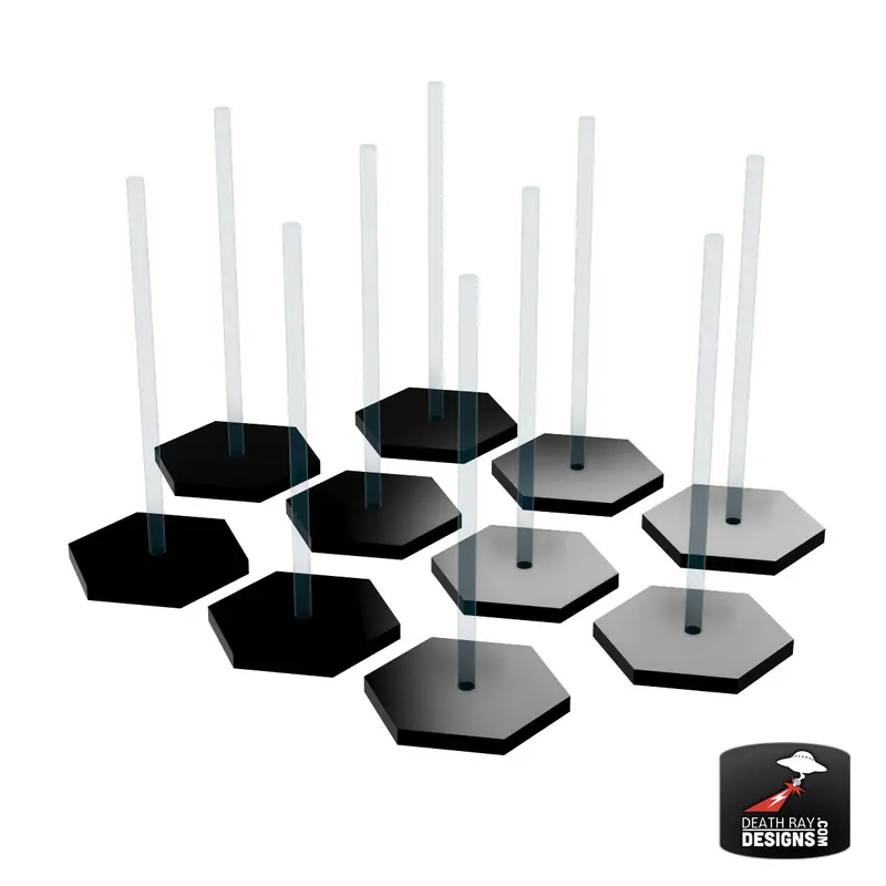 Hex Flight Stand Base 10-Pack 1