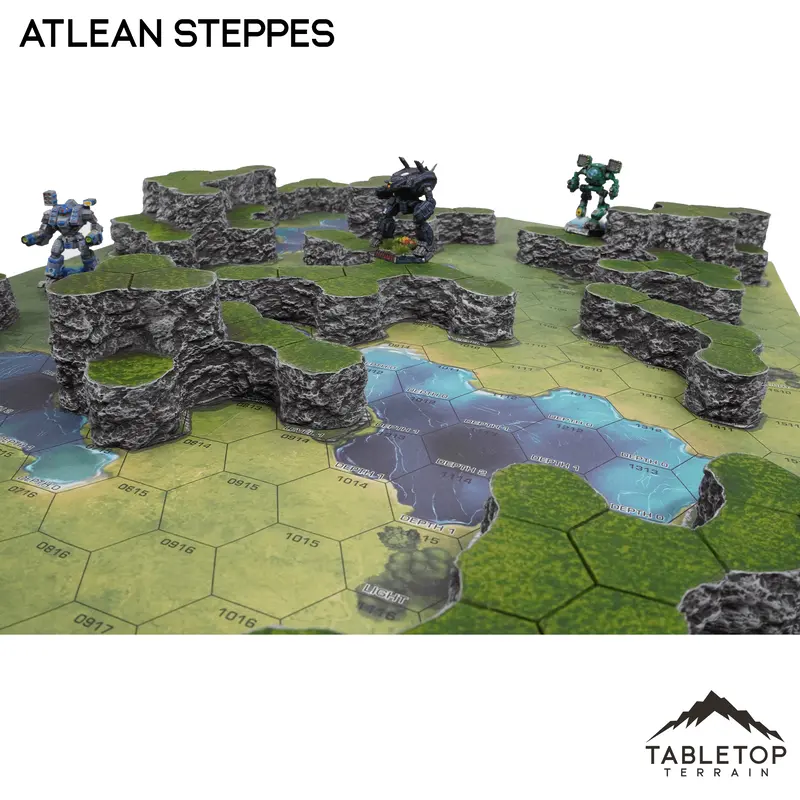 Hextech Atlean Steppes Map Hill Sets - 6Mm 1