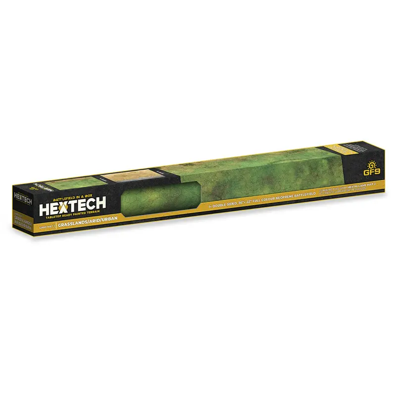 Hextech - Game Mat 1 (Grasslands/Arid/Urban)- Double Sided 1