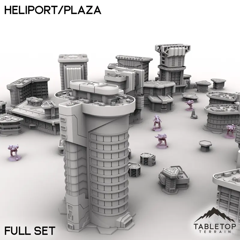 Hextech Heliport/Plaza - City Map Pack 1