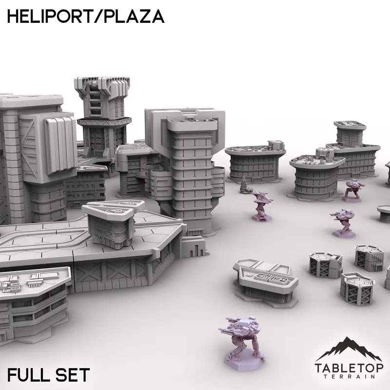 Hextech Heliport/Plaza - City Map Pack 2