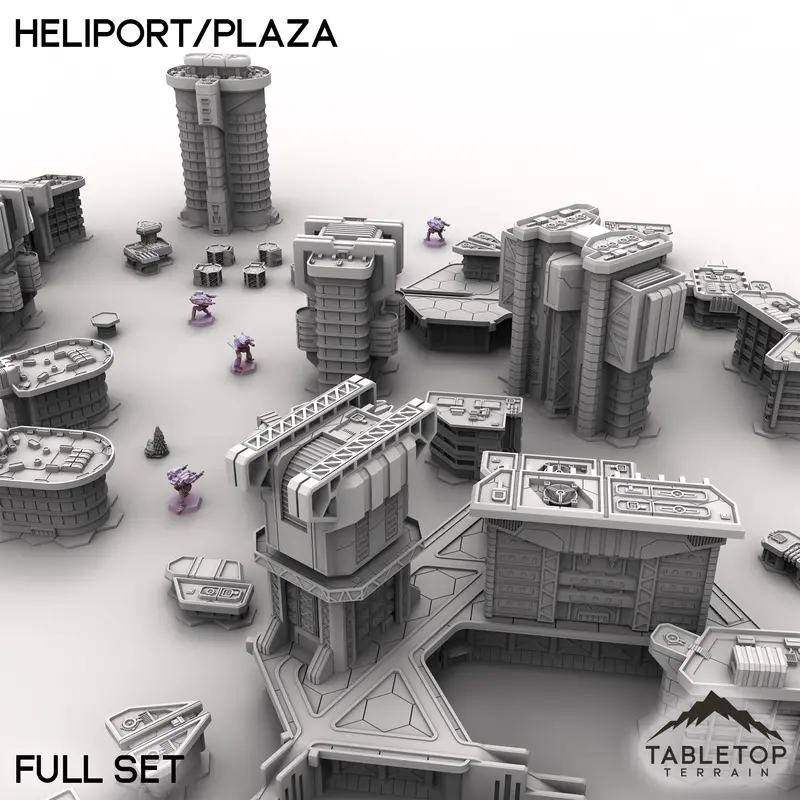 Hextech Heliport/Plaza - City Map Pack 3