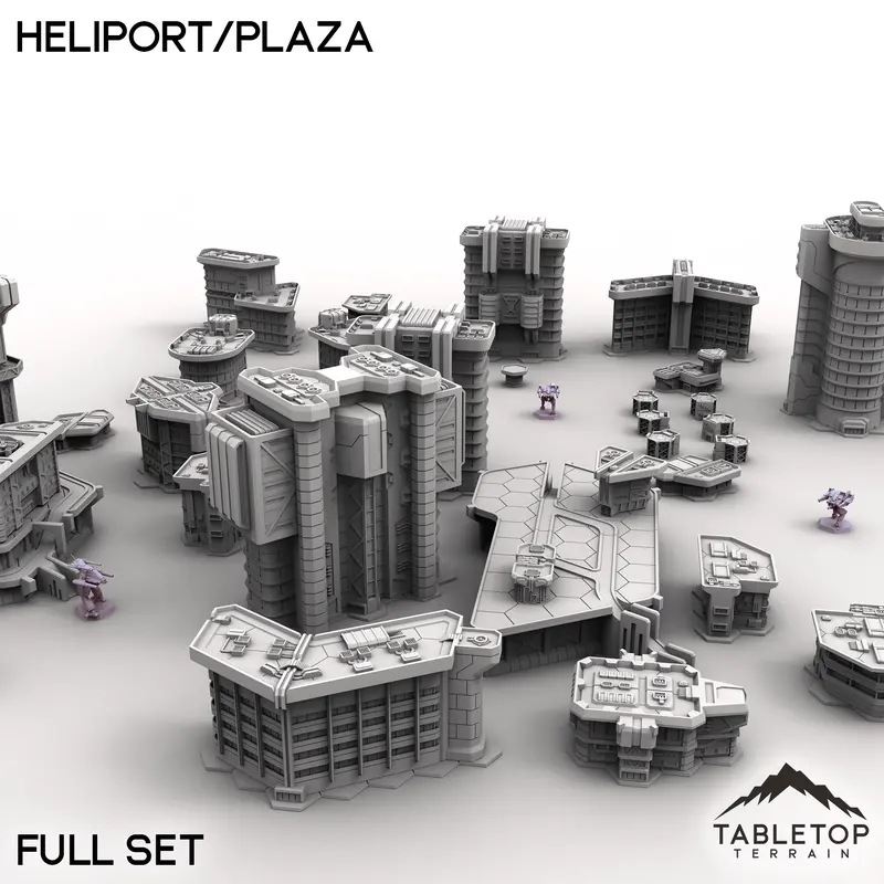 Hextech Heliport/Plaza - City Map Pack 4